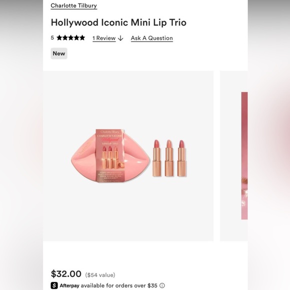 Charlotte Tilbury Hollywood Mini Lip Trio - Picture 2 of 2